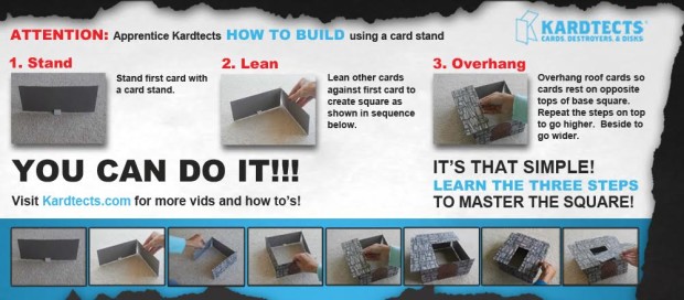 how to build a card house