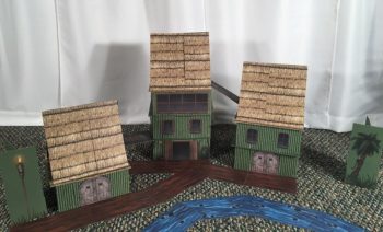 jungle card houses