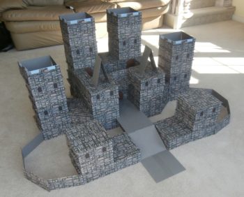 how to build a card castle