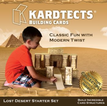 build a card house with Kardtects starter set